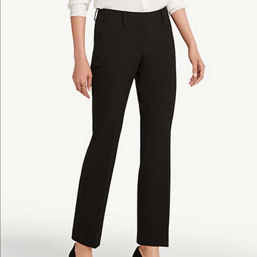 Ann Taylor Black Straight Leg Pants